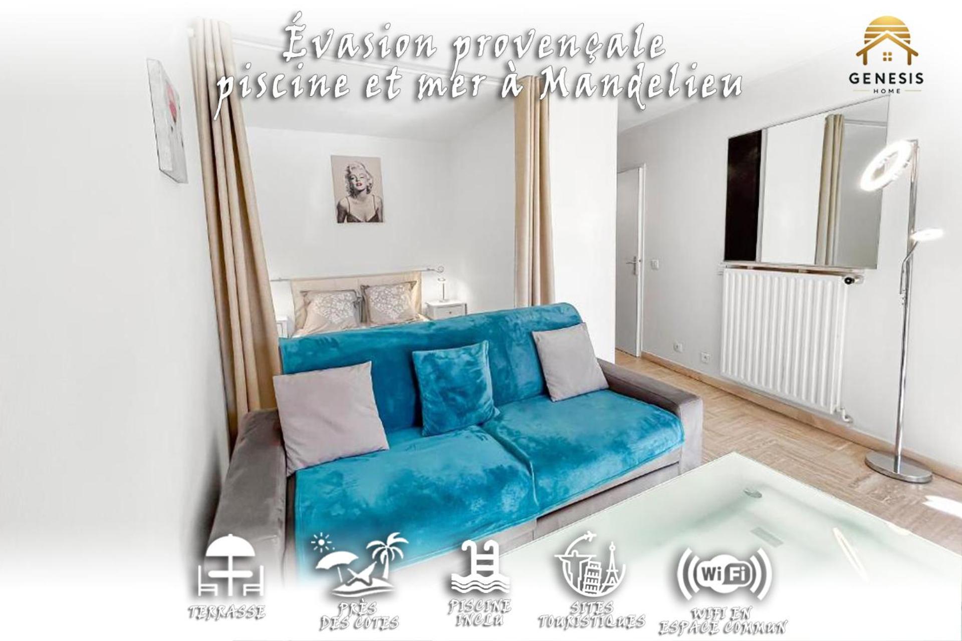 Evasion Provencale - Piscine Et Mer A Mandelieu Εξωτερικό φωτογραφία